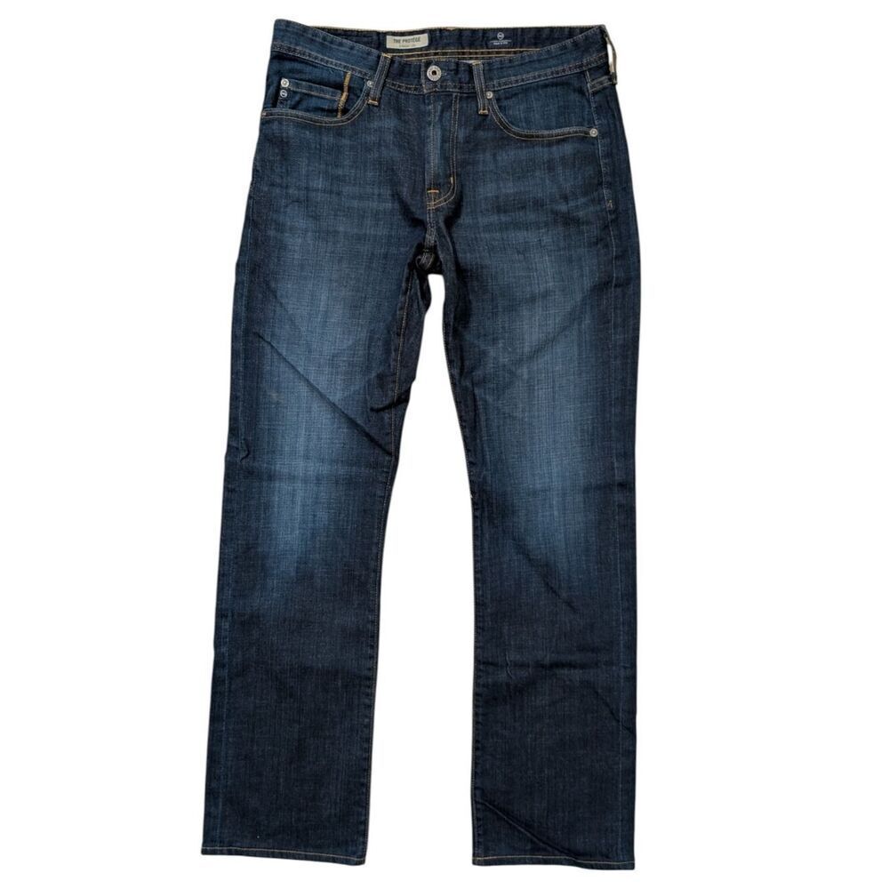 AG Adriano Goldschmied "The Protégé" Straight Leg Jeans - 31x34 (Measured 32.5")